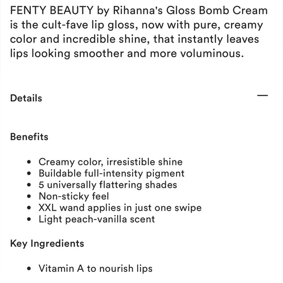 Fenty Beauty Gloss Bomb Cream Color Drip Lip Cream Mauve Wive$ - Picture 10 of 10